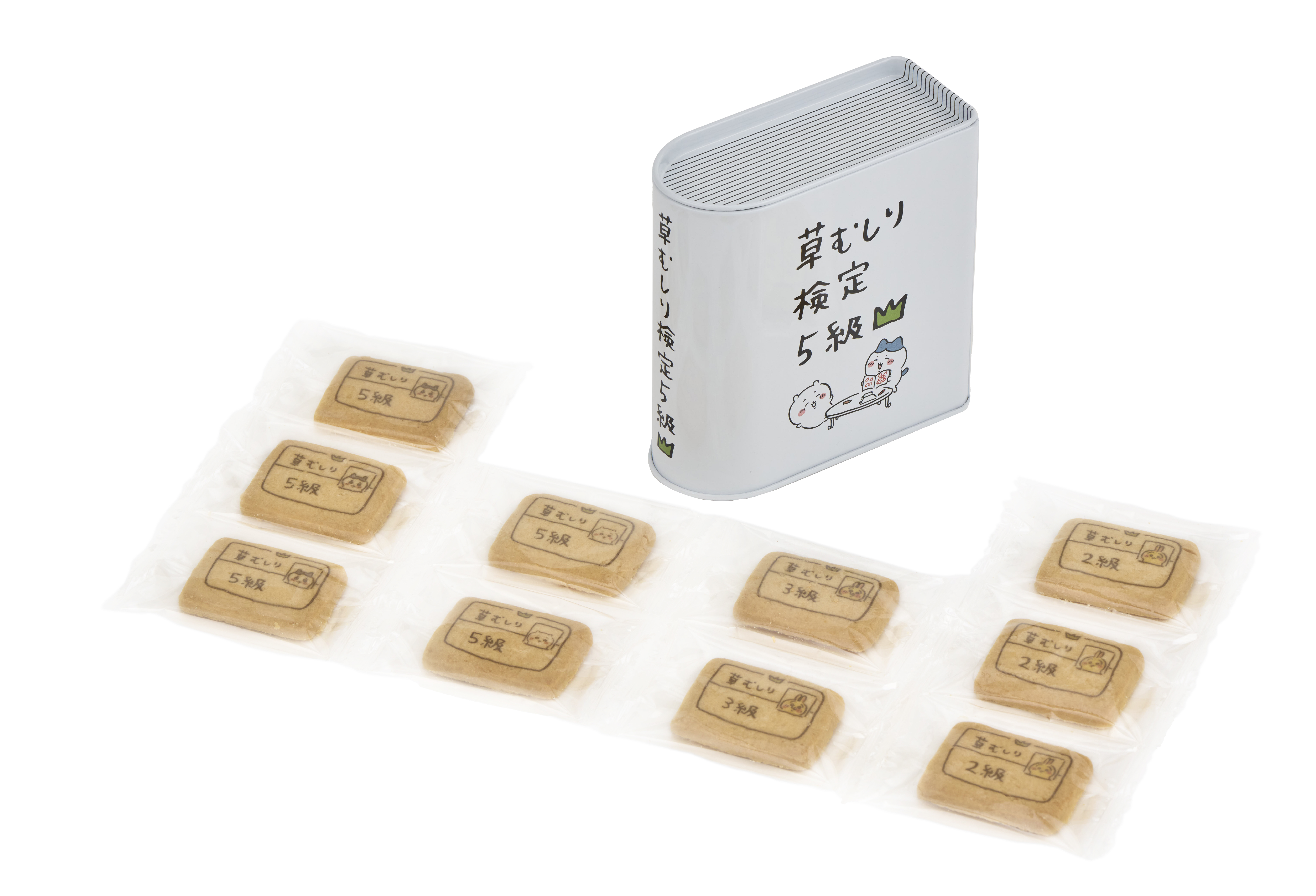 ちいかわパーク 草むしり検定クッキー缶